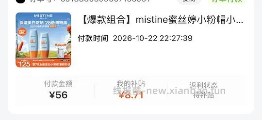 蜜丝婷防晒47.3买105ml - 线报酷